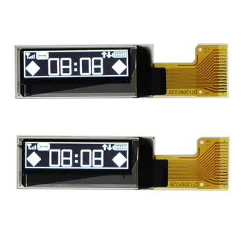 0 91 Inch 15pin Spi White Ssd1306 128x32 Dot Matrix Oled Display Screen