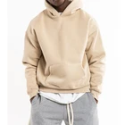 Blank Mens 380-480gsm High Quality Cotton Oversized Blank Fashion Streetwear Embroidery Logo Custom Mens Hoodie
