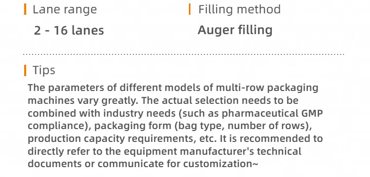 High-Accuracy 6-lane Granule Packaging Machine for Easy To Operate Multi Lane Packing of MSG Vitamin Granules Coffee and Candy