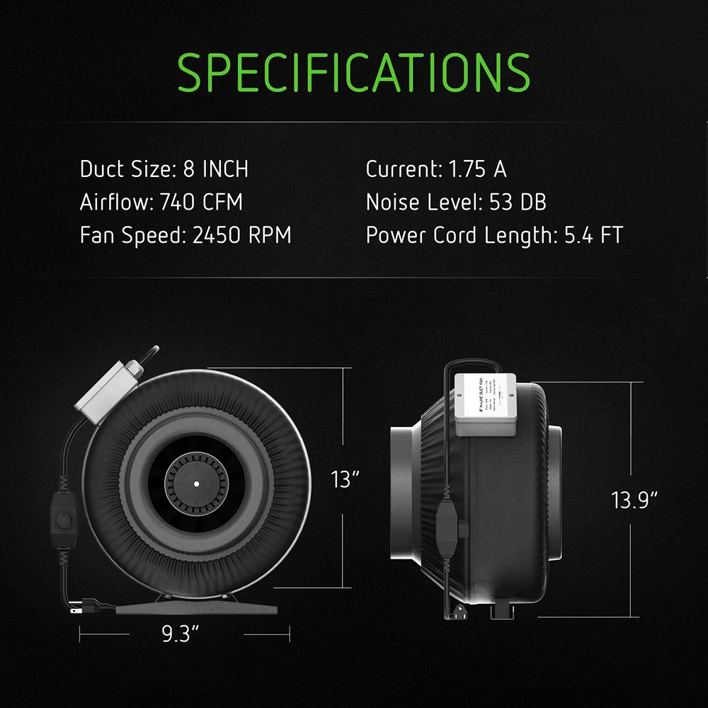 Inline Fan, Stainless Steel - detail 10