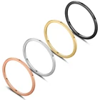 Ring Factory Wholesale High Quality Non-Irritating Wedding Stainless Steel 1Mm Ring