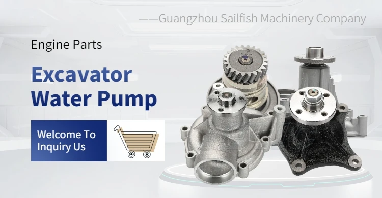 Me Me Me Water Pump For Hd Excavator Engine Part