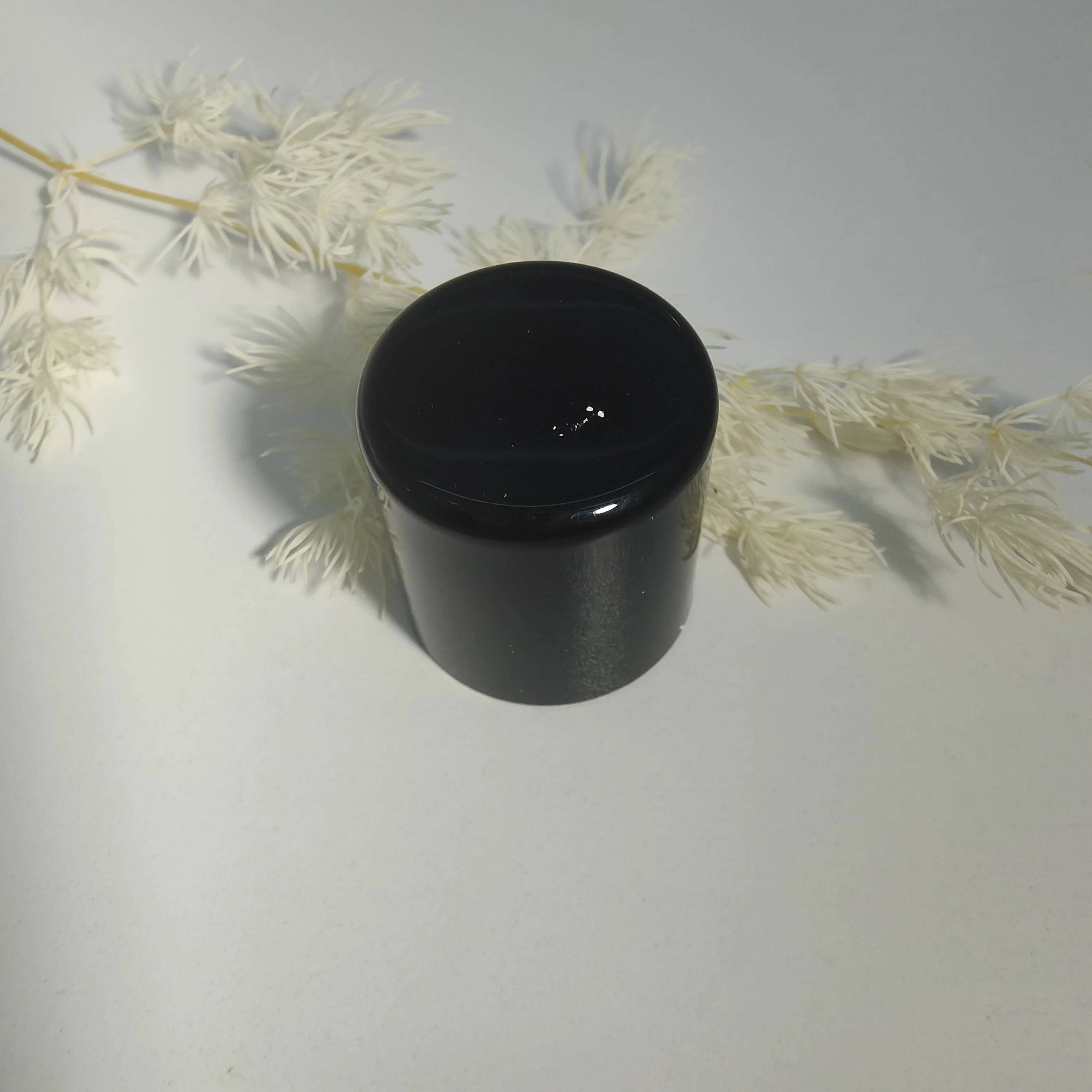 product 20mm hot sale black plastic bottle cap cosmetic screw cap lotion toner bottle cap-25