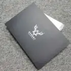 Foldable Packing Custom T-shirt Paper Envelop Packaging With Rope With Foil And Printed Logo
