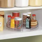 Food Container Food Plastic Storage Containers SA-0652 Plastic Round Lazy Use Rotating Turntable Food Storage Container