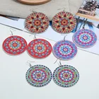 Earrings Wooden African Earrings Small Geometric Wooden Earrings For Women