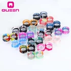 Piercing Ring QUEENTATTOO Mixed Color Silica Gel Piercing Jewelry Ear Ring Manufacturers Direct Supply