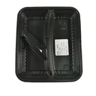 Lunch Box High-quality Environmentally Friendly Disposable Plastic 3-compartment Food Lunch Box