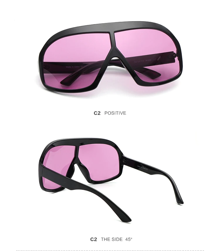 2023 Wholesale Uv400 Sunglasses Women Y2k Trendy Oversized Fashion