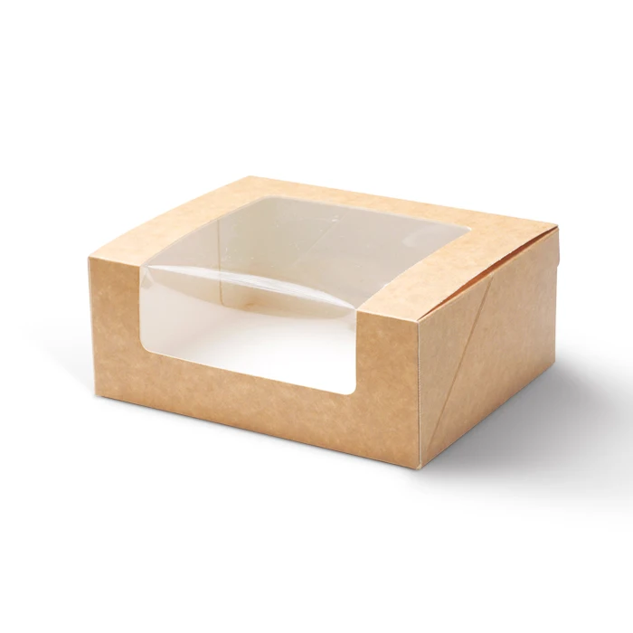 manufacturer custom convenience cardboard take away brown kraft