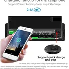 Auto Mp3 Auto Audio Double USB Car MP3 Player Stereo Radio 1DIN Holder With Clearance For Smart Phone Tablet Computer