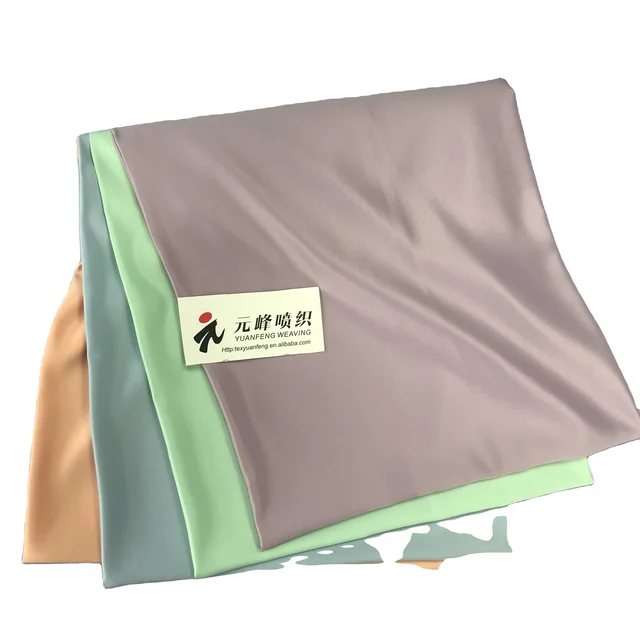 100% Polyester pearl skin dobby fabric for malaysia  pearl skin Indonesian fabric has anti-microbial and Insect-resistant functi