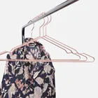 Clothes Nordic Rose Gold Clothes Rack Iron Metal Clothes Rack Copper Home Simple Anti Slip Clothes Support