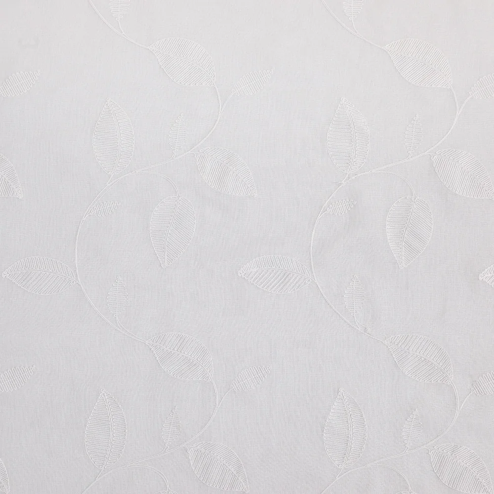 Wholesale embroidered  window sheer curtains Amazon hot pastoral style for living room