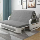 Sofa Living Room Modern Wooden Folding Chair Sleeper 3 Seat Sofa Bed Living Room Multi-function Divan