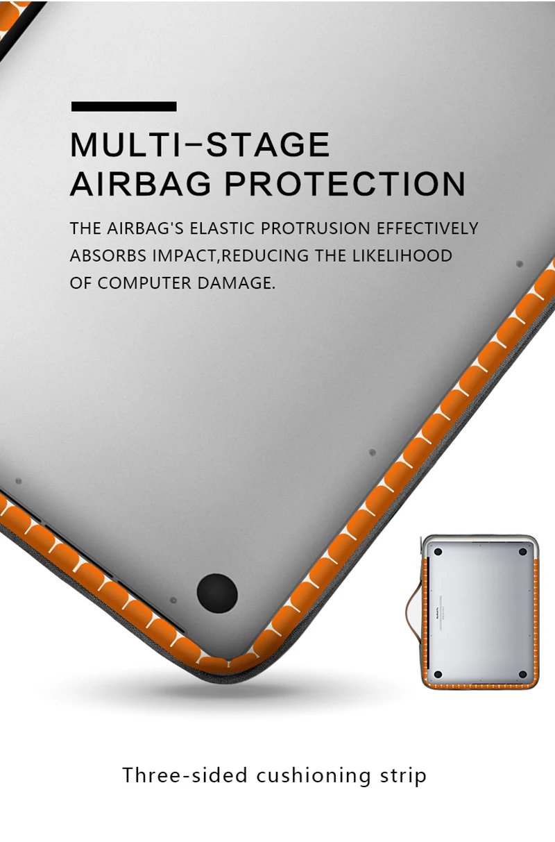 Shockproof Computer Briefcase Travel Business Men Laptop Case Cover 13 14 16 Inch Notebook Pouch for Laptop Sleeve Bag supplier