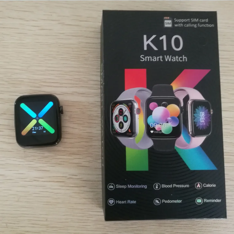 2021 New Arrival K10 Smart Watch Heart 