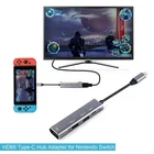 USB Type C To HDMI Adapter PD Charger For Nintendo Switch