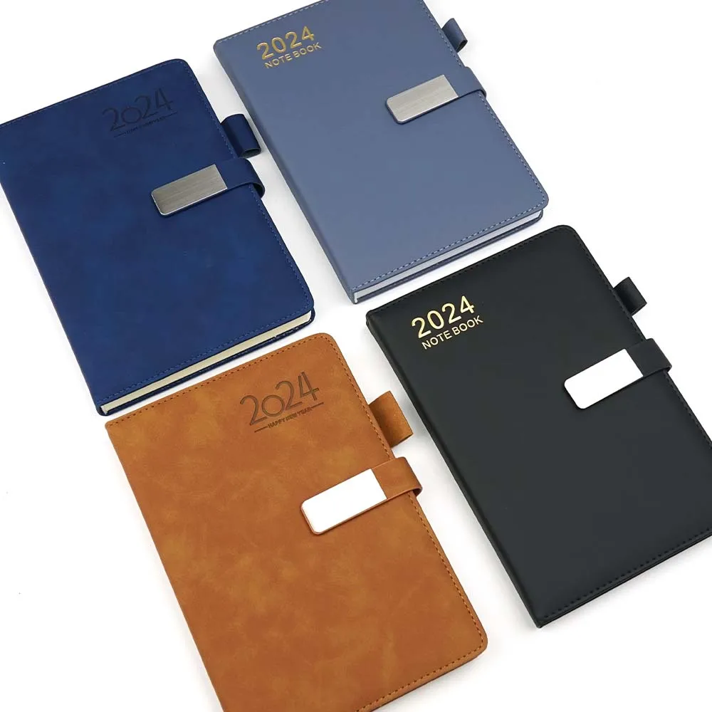 Custom Produced High Quality A5 Soft Leather Journal Notebook With Pocket