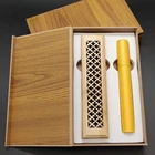 Incense Set Carving Hollow Bamboo Incense Burner Incense Tube Set With Wooden Box Packaging