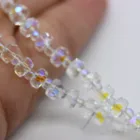 Faceted Beads High Quality Faceted Crystal Glass Loose Beads 6 Mm Wheel Shape Glass Beads For Jewelry Making