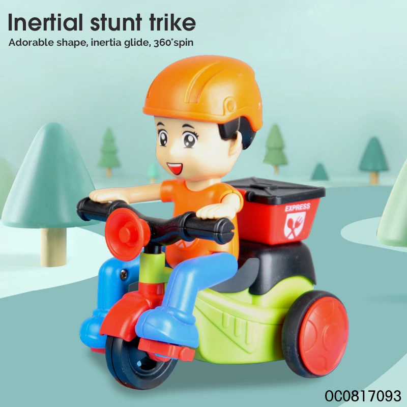 Wholesale cheap china toys 360 spin rotating car small mini friction toy vehicle