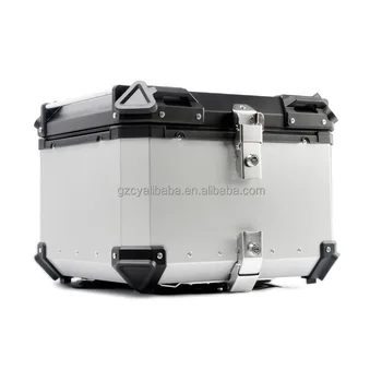 Waterproof motorcycle trunk Aluminum alloy multi-gauge storage box Suitcase Suitcase