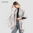Silk High Quality Factory Price Tr Yarn-dyed Double Towel Fancy Headbands Custom Silk Scarves Custom