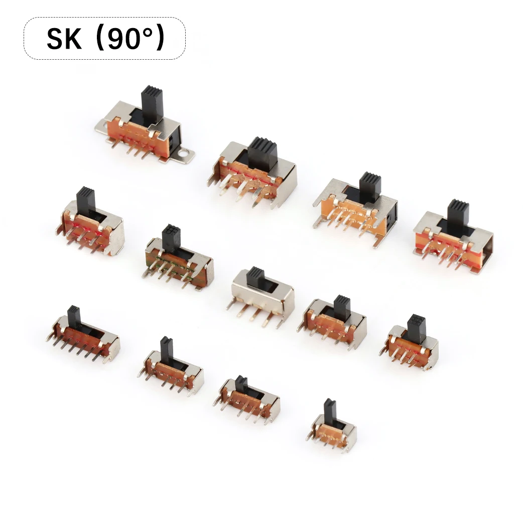 Vertical Type Spdt Dpdt Slide Switch 1p2t 1p3t 2p2t 2p3t 2p4t Pcb