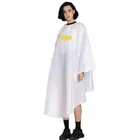 White Cape Wholesale Hairdresser Gown Apron Waterproof Barber Logo Salon White Cutting Cape