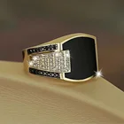 Men Rings Rings Mens Black Rings Hot Sale 2021 Male Luxury Men Black Silver Rings Men