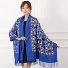Scarf Fashion Wool Winter Scarf Women Spain Scarf Plaid Thick Brand Shawls And Scarves For Women
