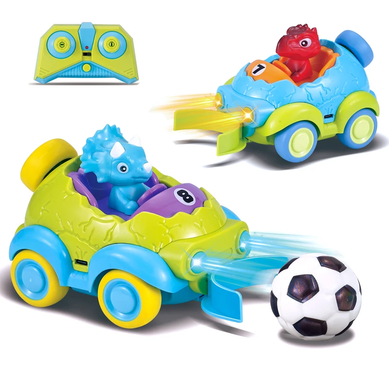 Remote Control Rc Mini Dino Cartoon Football Car Toys For Kids 6 Remote Control Rc Mini Dino Cartoon Football Car Toys For Kids