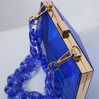 Evening Bags Wholesale Summer Ladies Trendy Transparent Boxed Purse Acrylic Evening Bags