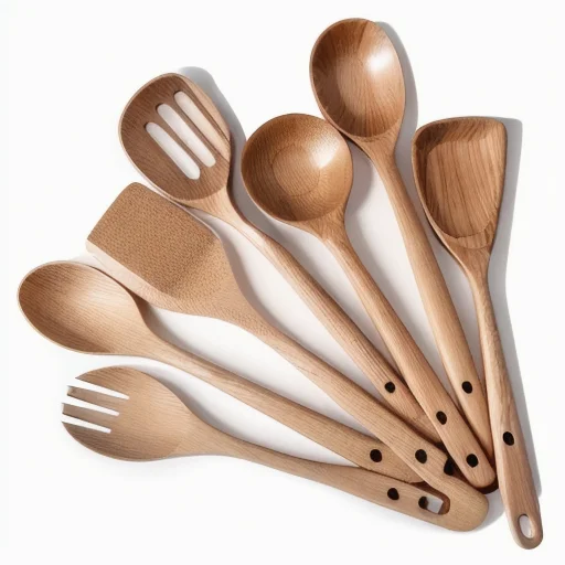 2024 new develop 7pc Eco-Friendly acacia Wooden Kitchen Utensil Set Lacquered Multi-Color Spurtle Vegetable Home Hotels Weddings