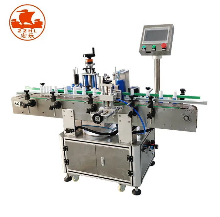 2 Automatic Hand Sanitizer Cosmetic Oil Juice Small Jar Label Printing Round Bottle Flat Jar Filling Labeling Machine factory