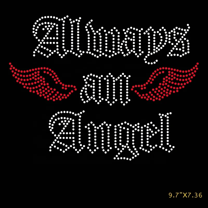 Free sample Fashion trendy custom bling crystal heat transfer bling rhinestone letter transfer