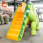 Amusement Child Amusement Children Amusement Park Outdoor Fiberglass Dinosaur Slide For Sale