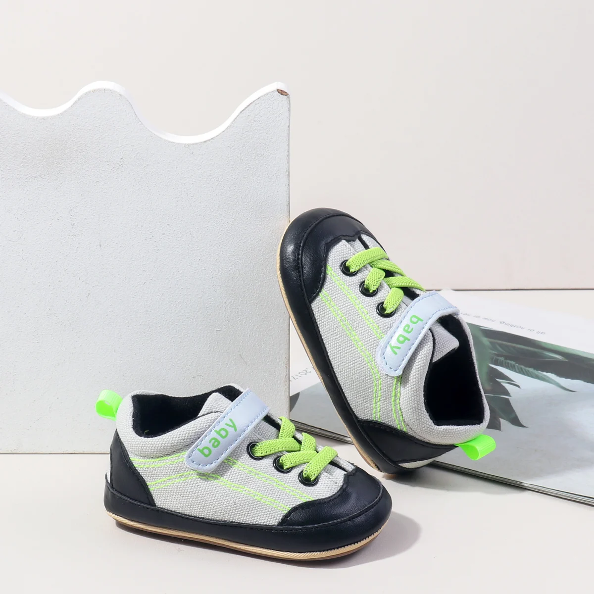 High Quality 2025 Spring Autumn Sport Design Casual Boy Shoes Anti-Slip Soled Toddler Walking Shoe manufacture