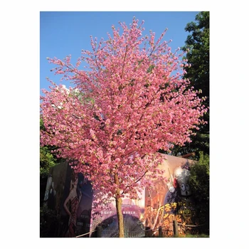 China hot sale different styles artificial plastic peach blossom trees for house decor