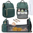 Diaper Bag Wholesale Custom Mom Diaper Bag Backpack Travel Baby Nursery Diaper Bag With Changing Station