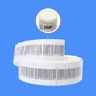Soft Rf Label Supermarket 40*40mm EAS 8.2mhz Barcode Anti Theft Soft Sticker RF DR Label