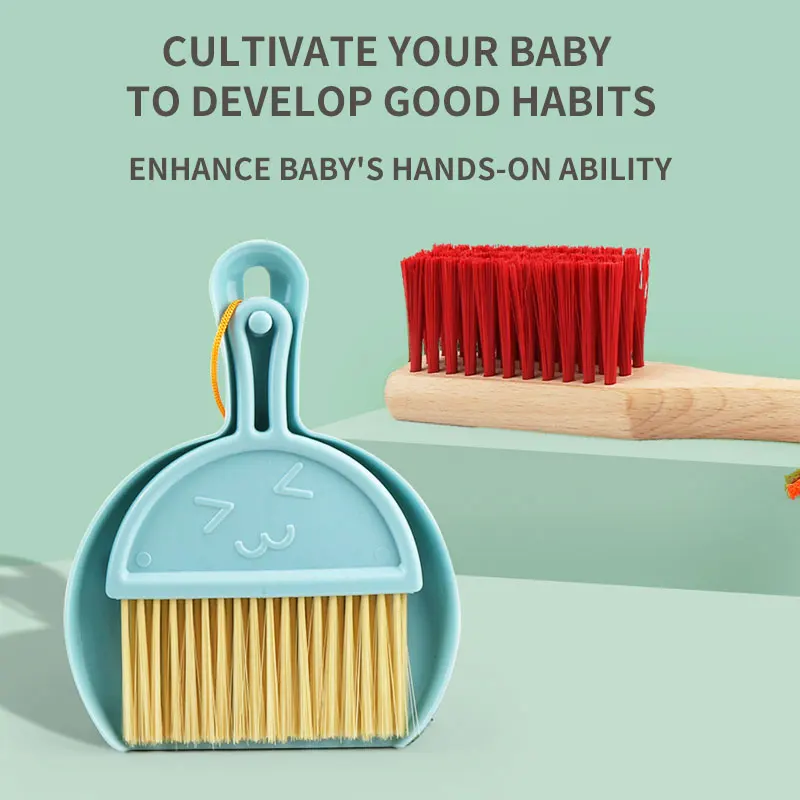 High Quality Wooden Broom Mop Dustpan And Dustpan Set Toys Manufactory