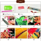 Arts Craft DIY 5D Full Drill Diamond Painting Kits Round Rhinestone Africa Female Arts Craft Canvas Wall Decor