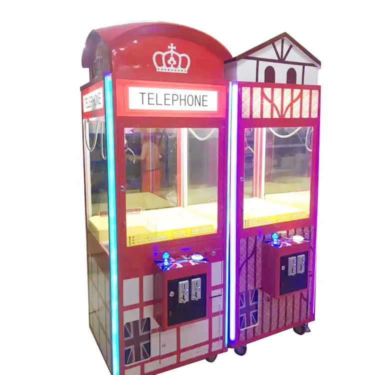 Coin Operated Game Mini House Claw Machine Plush Toy Crane Baby Claw Vending Machine
