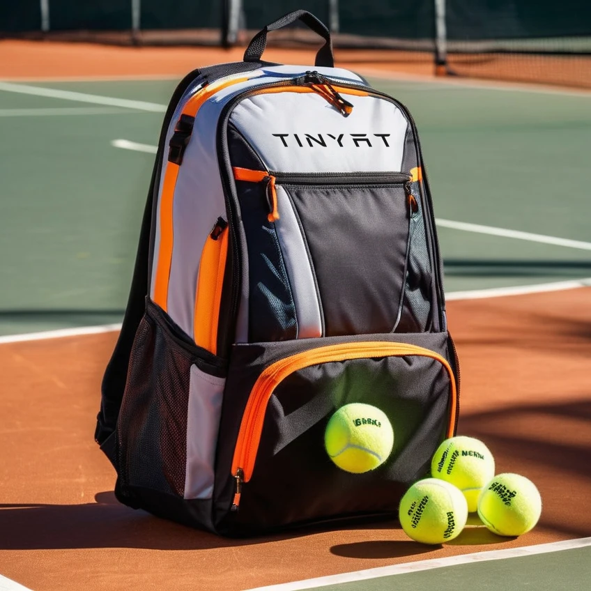 product custom logo professional tennis backpack badminton racket bag with shoe pocket padel tennis bag for women-2