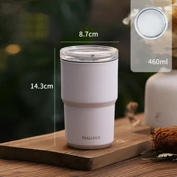 Wholesale 460ml 560ml coffee takeaway mug stainless steel vacuum insulated tumbler with lid