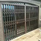 Gate Good Quality Aluminum Sliding Folding Retractable Door Pull Gate