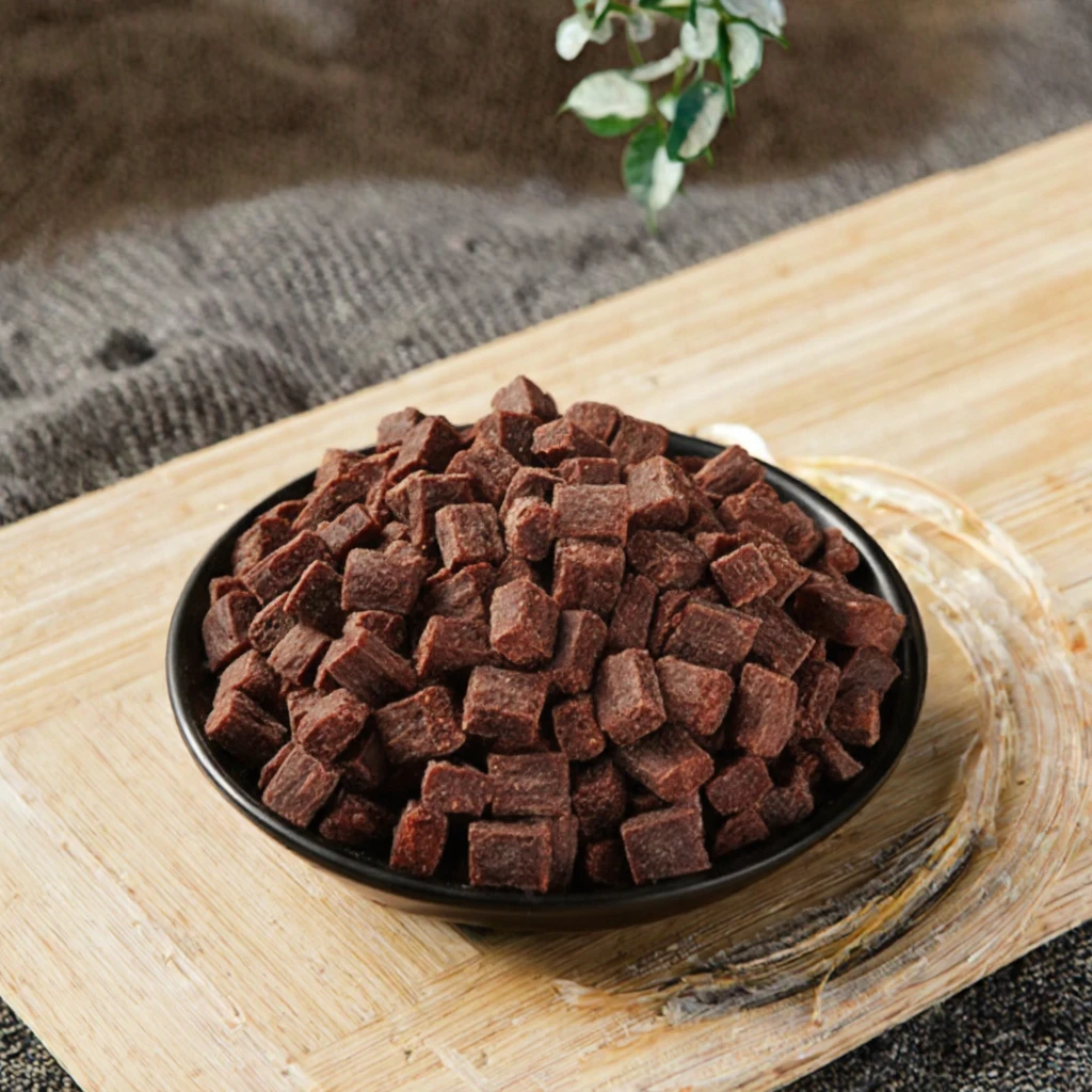 High Protein Beef Cubes Chew Treats for Puppies and Small Dogs-Digestive & Joint Health Training Snacks factory