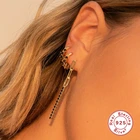 Jewelry 925 Earrings ROXI 2020 Popular 925 Sterling Silver White Zirconia Lady Jewelry Earrings